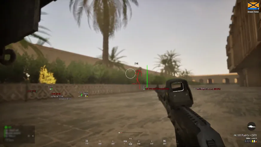 Squad logistics truck ESP through walls